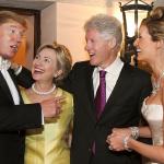 Donald, Bill, Hillary & Melania meme