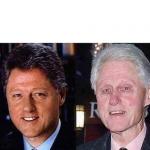Bill Clinton Before & After meme