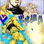 A little closer to Heaven | Hmm; Seems like I've finally found that damn mosquito | image tagged in jojovsdio,memes,mosquito,jojo's bizarre adventure | made w/ Imgflip meme maker