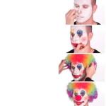 Clown Applying Makeup Meme Template