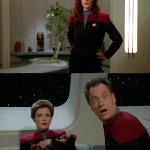 Janeway and Q meme