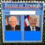 Bernie or Trump on the issues