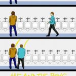 These are professionals: Don't try this at home or at any public restrooms | image tagged in bathroom,me and the boys week,me and the boys,level expert,urinals,peeing | made w/ Imgflip meme maker