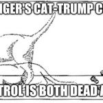 Schrodinger's Cat | SCHRODINGER'S CAT-TRUMP COROLLARY; GUN CONTROL IS BOTH DEAD AND ALIVE | image tagged in schrodinger's cat | made w/ Imgflip meme maker