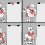 Papyrus presents his idea meme