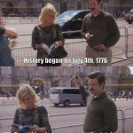 ron swanson 1776 meme