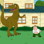 Family Guy Dinosaur T-Rex meme