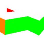 Multi Colored Arrow