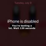 Disabled Phone | You're texting a lot. Wait 120 seconds | image tagged in disabled phone | made w/ Imgflip meme maker