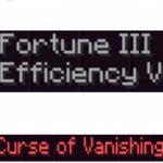Curse of Vanishing
