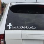 Christian car decal