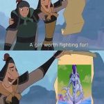 a girl worth fighting for | image tagged in a girl worth fighting for | made w/ Imgflip meme maker