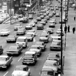 Vintage traffic jam