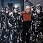 Picard Smiling with Borg