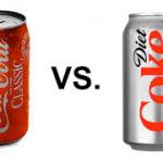 Coke vs. Diet coke