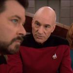 Picard, Dr. Crusher and Riker Concerned meme