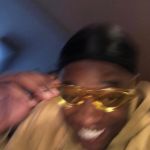 Golden Glasses Black Guy | Me hearing police sirens and thinking someons got caught: | image tagged in golden glasses black guy | made w/ Imgflip meme maker