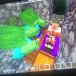 Zombie killing villager in bed
