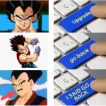 Vegeta too upraged