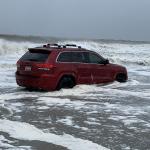 Red Jeep Ocean
