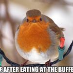 Bah Humbug | ME AFTER EATING AT THE BUFFET | image tagged in memes,bah humbug | made w/ Imgflip meme maker