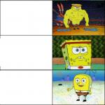 Strong Spongebob Flipped meme