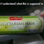 vegetarian ham