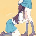 Anime schoolgirl lesbians II