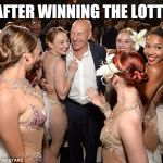 Picard party | ME AFTER WINNING THE LOTTERY: | image tagged in picard party | made w/ Imgflip meme maker