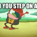 When you step on aLego | WHEN YOU STEP ON A LEGO | image tagged in gifs,hop pop,amphibia,lego,pain | made w/ Imgflip video-to-gif maker