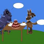 Maverick-lucario & The_Tea_Drinking_Corviknight