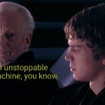 Invader Zim / Palpatine Mashup | I'm an unstoppable killing machine, you know. | image tagged in invader zim / palpatine mashup | made w/ Imgflip meme maker