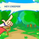 HEY! CREEPER! meme