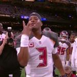 Jameis Winston eating