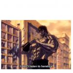 Kenshiro Versus Heretics meme