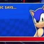 Sonic says meme