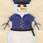 Snowman police