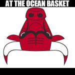 Chicago Bulls Robot Crab | WHEN THE CHEF AT THE OCEAN BASKET; TOOK YOU TO ANOTHER PLACE | image tagged in chicago bulls robot crab | made w/ Imgflip meme maker