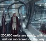 20000 units ready and a million more on the way