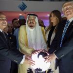 Trump Saudi Arabia king Salman orb