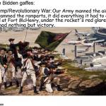 Joe Bidden Gaffes Trump Revolutionary War Airports meme
