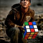 Monday Madness | image tagged in transformers,shia labeouf,rubik's cube,action movies,games,toys | made w/ Imgflip meme maker