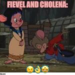 Fievel and Cholena | FIEVEL AND CHOLENA:; 😉👌🤩 | image tagged in fievel and cholena | made w/ Imgflip meme maker