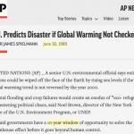 The U.N.'s 1989 Climate Apocalypse Prediction