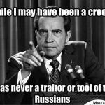 Nixon a patriotic crook