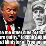 Trump accuses others of corruption