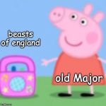peppa pig (grown-up music) | beasts of england; old Major | image tagged in peppa pig grown-up music | made w/ Imgflip meme maker