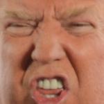 Trump squint grimace