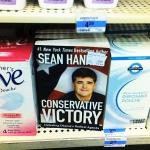 Hannity on the shelf with the other douches meme