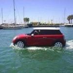 Car on water